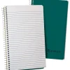 Oxford Earthwise 1-Subject Notebooks, 5" x 8", Narrow Ruled, 80 Sheets, Green (25-400R)