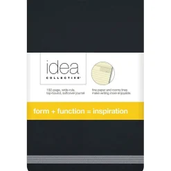 Oxford Idea Collective Pocket Journal, 3.5" x 5.5", Wide Ruled, Black, (56885)