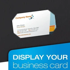 Oxford 2-Pocket Presentation Folders, Black, 25/Box (OXF 57506)