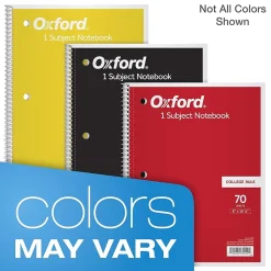 Oxford 1-Subject Notebooks, 8