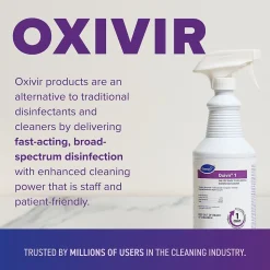 Oxivir 1 Accelerated Hydrogen Peroxide Ready-to-Use Spray, 32 oz., 12/Carton (100850916)