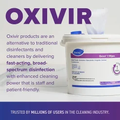 Oxivir Disinfecting Wipes, 160 Wipes/Container, 4/Carton (100850924)
