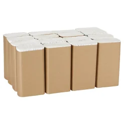 Pacific Blue Basic Recycled Multifold Paper Towel, 1-Ply, White, 250 Sheets/Pack, 16 Packs/Carton (24590)