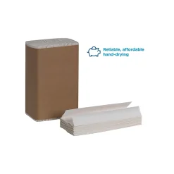 Pacific Blue Basic Recycled C-Fold Paper Towels, 1-ply, 240 Sheets/Pack, 10 Packs/Carton (25190)