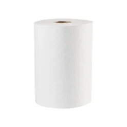 Pacific Blue Basic Recycled Hardwound Paper Towels, 1-ply, 350 ft./Roll, 12 Rolls/Carton (28706)