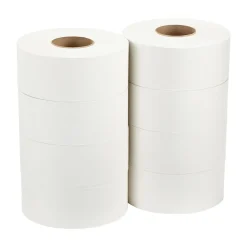 Pacific Blue Recycled Jumbo Jr. Toilet Paper, 2-Ply, White, 1000 ft./Roll, 8 Rolls/Carton (12798)