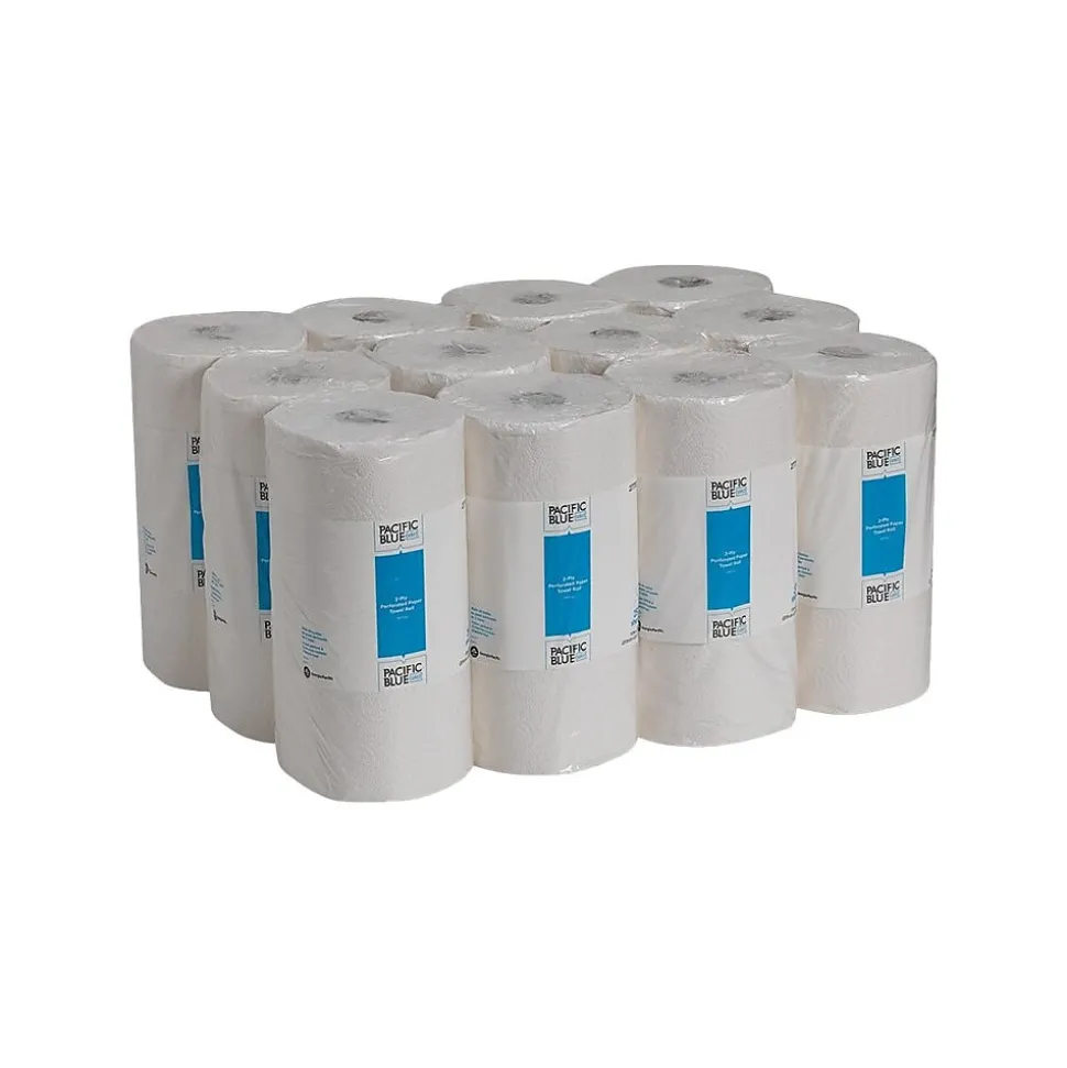 Pacific Blue Select Jumbo Paper Towels, 2-ply, 250 Sheets/Roll, 12 Rolls/Pack (27700)