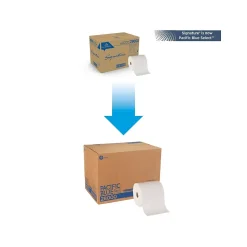 Pacific Blue Select Premium Hardwound Paper Towels, 2-ply, 350 ft./Roll, 12 Rolls/Carton (28000)