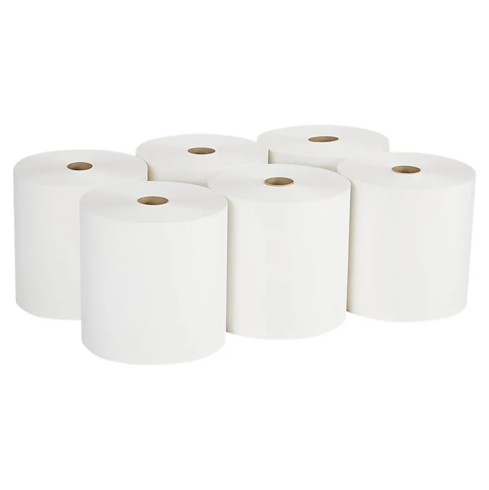 Pacific Blue Select Recycled Hardwound Paper Towels, 1-ply, 1000 ft./Roll, 6 Rolls/Carton (26100)