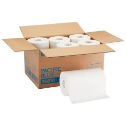Pacific Blue Ultra Hardwound Paper Towels, 1-ply, 400 ft./Roll, 6 Rolls/Carton (26610)