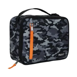 PACKiT Freezable Classic Lunch Bag, Charcoal Camo (PKT-CB-GCM)