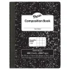 Pacon Composition Notebooks, 9.75" x 7.5", Quad Ruled, 100 Sheets, Black, 6/Bundle (PACMMK37105-6)
