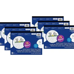 Pacon Multi-Program Handwriting Tablet, 40 Sheets, 6/Pack (PAC2484-6)