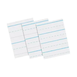 Pacon Newsprint Storybook 11" x 8-1/2", 5/8" Ruled Long Way, White, 500 Sheets/Pack (PAC2691)