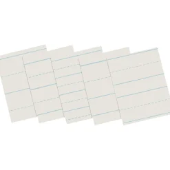 Pacon Skip-A-Line Newsprint, 11" x 8.5", Ruled, 500 Sheets/Ream