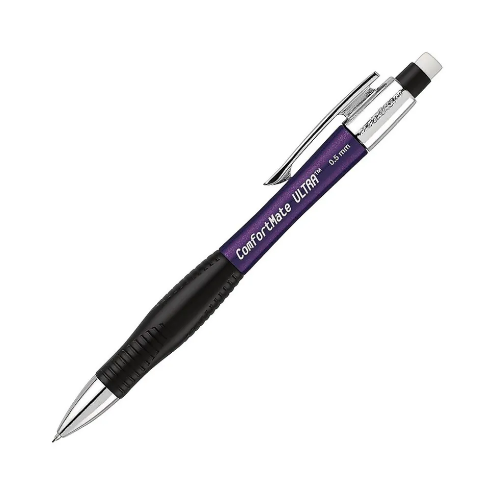 Paper Mate Comfortmate Ultra Mechanical Pencil, 0.5mm, #2 Medium Lead, Dozen (1738797)