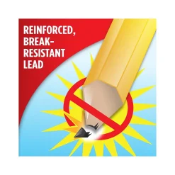 Paper Mate EverStrong Erasable Woodcase Pencil, Black, 72/Box (2154955)