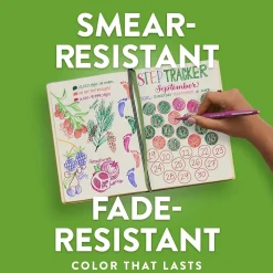 Paper Mate Flair Felt Pen, Medium Point, 0.7mm, Green Ink (8440152)