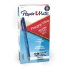 Paper Mate FlexGrip Ultra Ballpoint Pen, Fine Point, Blue Ink, Dozen (9660131)
