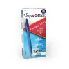 Paper Mate FlexGrip Ultra Recycled Retractable Ballpoint Pen, Fine Point, Blue Ink, Dozen (9560131)