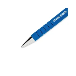 Paper Mate FlexGrip Ultra Retractable Ballpoint Pen, Medium Point, Blue Ink, 12/Pack (9510131)