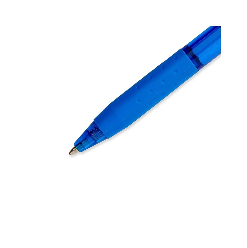 Paper Mate InkJoy 300 RT Retractable Ballpoint Pen, Medium Point, Blue Ink, Dozen (1951259)