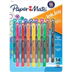Paper Mate InkJoy Gel Pen, Medium Point, Assorted Ink, 14/Pack (2023009)