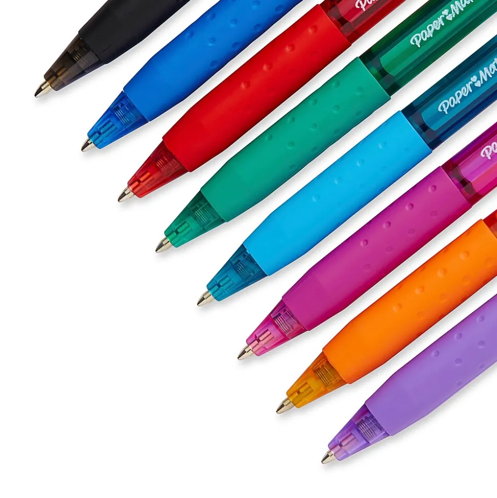 Paper Mate InkJoy 300RT Retractable Ballpoint Pens, Medium Point, 1.0mm, Assorted Ink, 8/Pack (1781564/1945921)