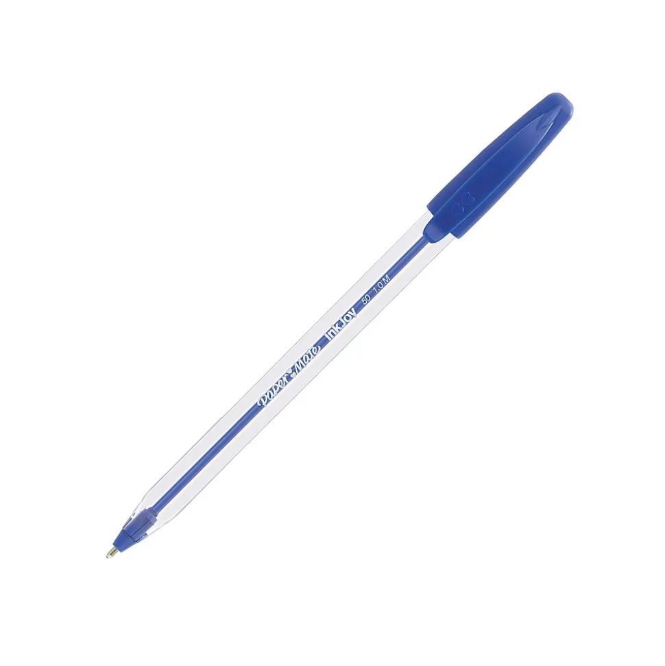Paper Mate InkJoy 50ST Ballpoint Pen, Medium Point, Blue Ink, 60/Pack (2014534)