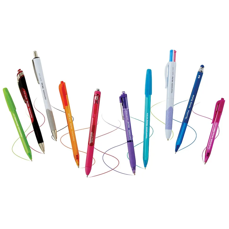 Paper Mate InkJoy 50ST Ballpoint Pen, Medium Point, Blue Ink, 60/Pack (2014534)