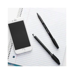 Paper Mate InkJoy Stylus Ballpoint Pen, Medium Point, Black Ink, Dozen (1951348)