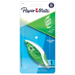 Paper Mate Liquid Paper DryLine Grip Correction Tape, White (660415)