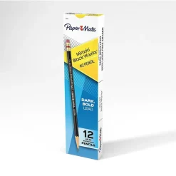 Paper Mate Mirado Black Warrior Wooden Pencil, 2.2mm, #2 Soft Lead, Dozen (2254)