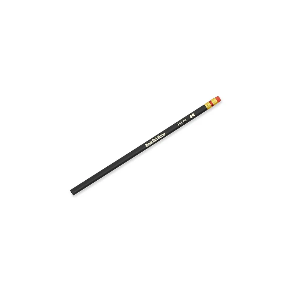 Paper Mate Mirado Black Warrior Wooden Pencil, 2.2mm, #2 Soft Lead, Dozen (2254)