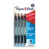 Paper Mate Profile Ballpoint Pen, Medium Point, Black Ink, 4 Pack (2113558)