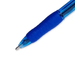 Paper Mate Profile Retractable Ballpoint Pen, Bold Point, Blue Ink, Dozen (89466)