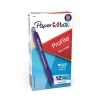 Paper Mate Profile Retractable Ballpoint Pen, Bold Point, Purple Ink, Dozen (35830)