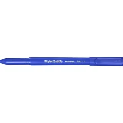 Paper Mate Write Bros. Ballpoint Pen, Bold Point, Blue Ink, Dozen (2124513)