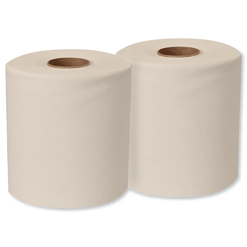 Paper Wiper Plus, 9.8 x 15.2, White, 300/Roll, 2 Rolls/Carton