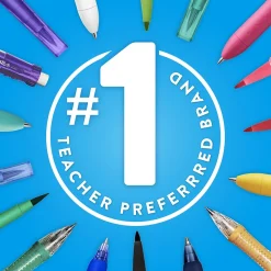 PaperMate Flair Felt Pen, Medium Point, 0.7mm, Red Ink, 4 Pack (84244)