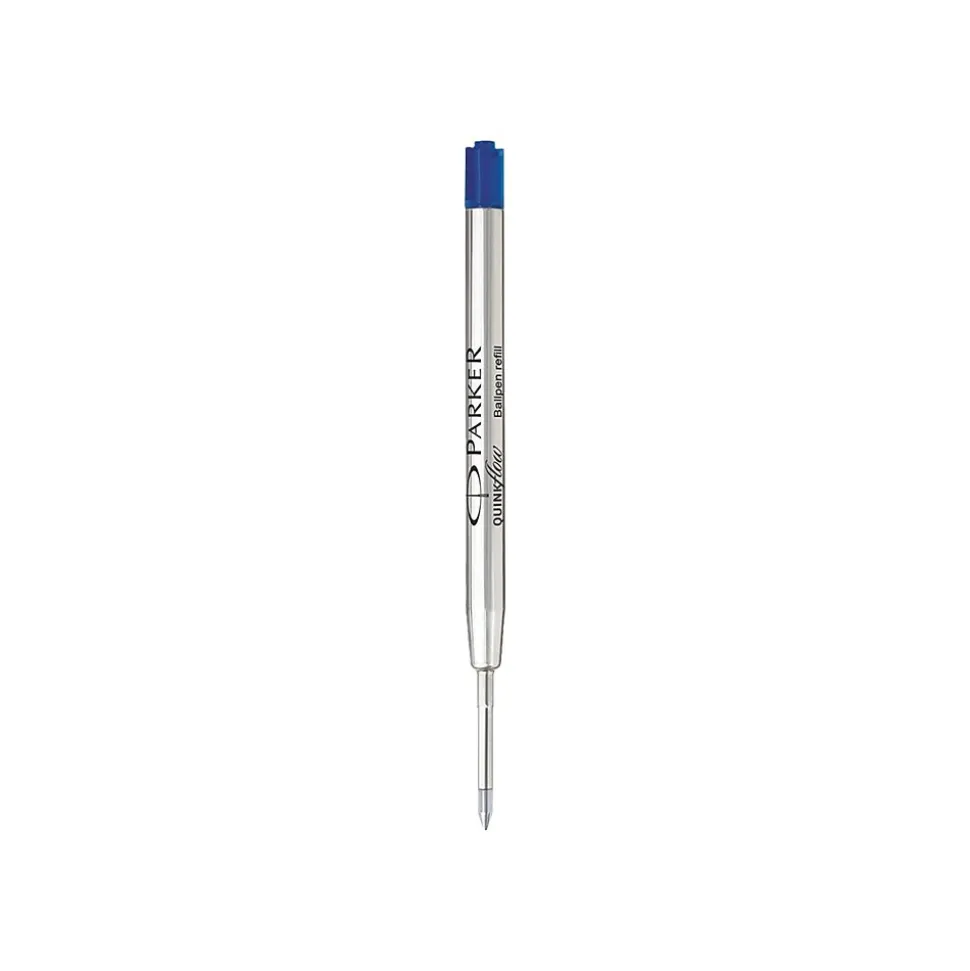 Parker Quinkflow Ballpoint Pen Refill, Medium Tip, Blue Ink (1950371)