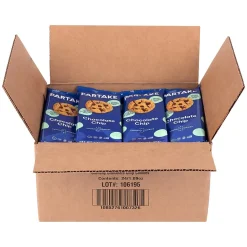 Partake Crunchy Chocolate Chip Cookie Snack Pack, 1.09 oz, 24/Pack (220-02417)