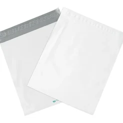 Partners Brand Expansion Poly Mailers, 26" x 28" x 5", White, 100/Case (EPM26285)