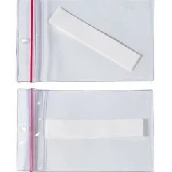 Partners Brand Superscan 5" x 8" Press-On Reclosable Vinyl Envelope, 25/Carton