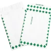 Partners Brand Tyvek Expandable Envelopes, 12" x 16" x 2", First Class, White/Green, 100/Case (TYE12162FC)