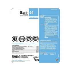 PDI Sani-24 Disinfecting Wipes, 65/Pack (P23284)