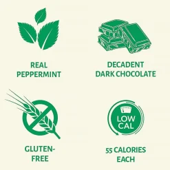 Pearson's Patties Dark Chocolate Mint Candy Bar, 48oz., 175/Carton (209-00558)