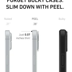 PEEL Magnetic MagSafe Phone Case for iPhone 15 Plus, Clear (I15 PLUS MAGSAFE CLE)