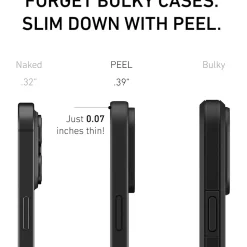 PEEL Magnetic MagSafe Phone Case for iPhone 15 Pro, Black (I15 PRO MAGSAFE BLAC)