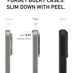 PEEL Magnetic Thin Series MagSafe Phone Case for iPhone 15 Pro Case, Clear (I15 PRO MAGSAFE CLEA)